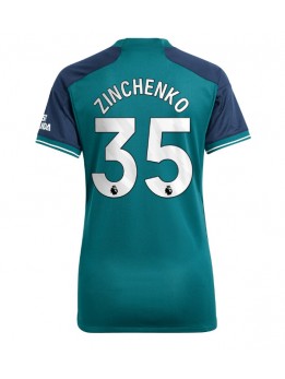 Arsenal Oleksandr Zinchenko #35 Ausweichtrikot für Frauen 2023-24 Kurzarm